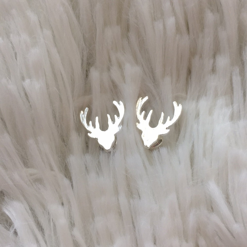 Deer head earrings